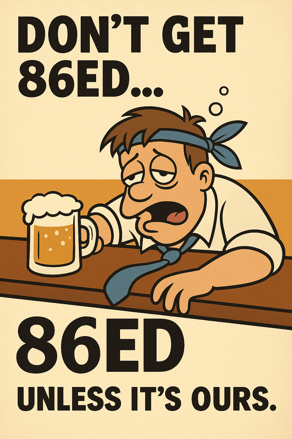 86ed bar brand artwork